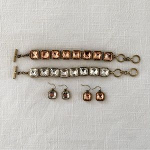 Chloe & Isabel earrings and bracelet